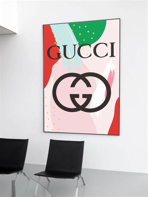 gucci wall art images.